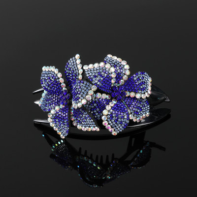 AWAYTR Kandže za kosu sa kamenčićima Ukosnice Cvijet Leptir Ukosnice Pačji kljun Štipaljke za kosu Retro za žene Dodaci za kosu u repu