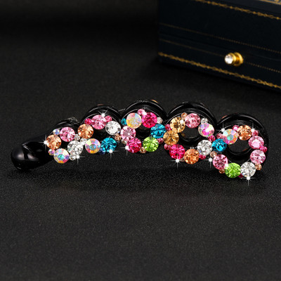 AWAYTR 1 tk Pärlid Juuksenõelad Juukseklambrid Ehted Banaaniklambrid Peakatted Naiste Juukseklambrid Tüdrukutele Hobusesaba Barrettes Juuksenõelad Aksessuaar