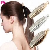 Molans Rhinestone banaanikujulised juukseküüned naistele tüdrukutele juukseklambrid, hobusesabahoidja, juuksenõelad, moodsad juukseaksessuaarid