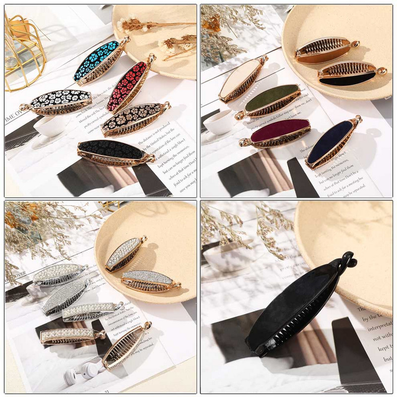 Molans Rhinestone banaanikujulised juukseküüned naistele tüdrukutele juukseklambrid, hobusesabahoidja, juuksenõelad, moodsad juukseaksessuaarid