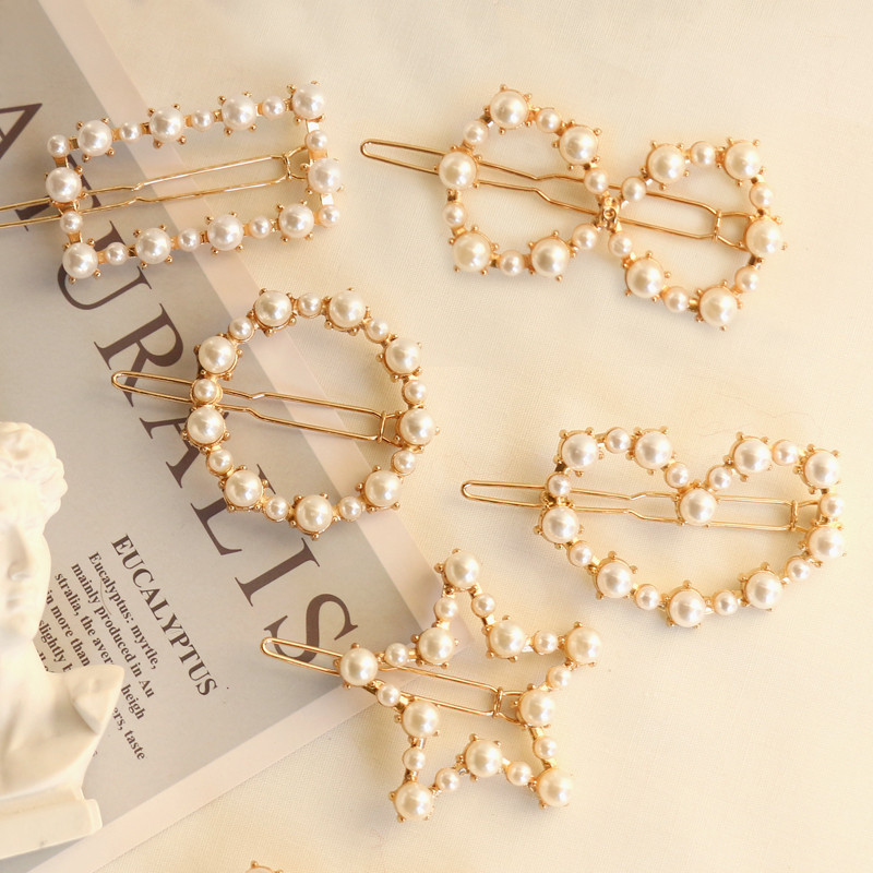 Nove modne školjkaste kopče za kosu za žene Djevojke Ukosnice slatke zlatne boje Ukosnice Jednostavna ženska pokrivala za kosu Dodaci za kosu