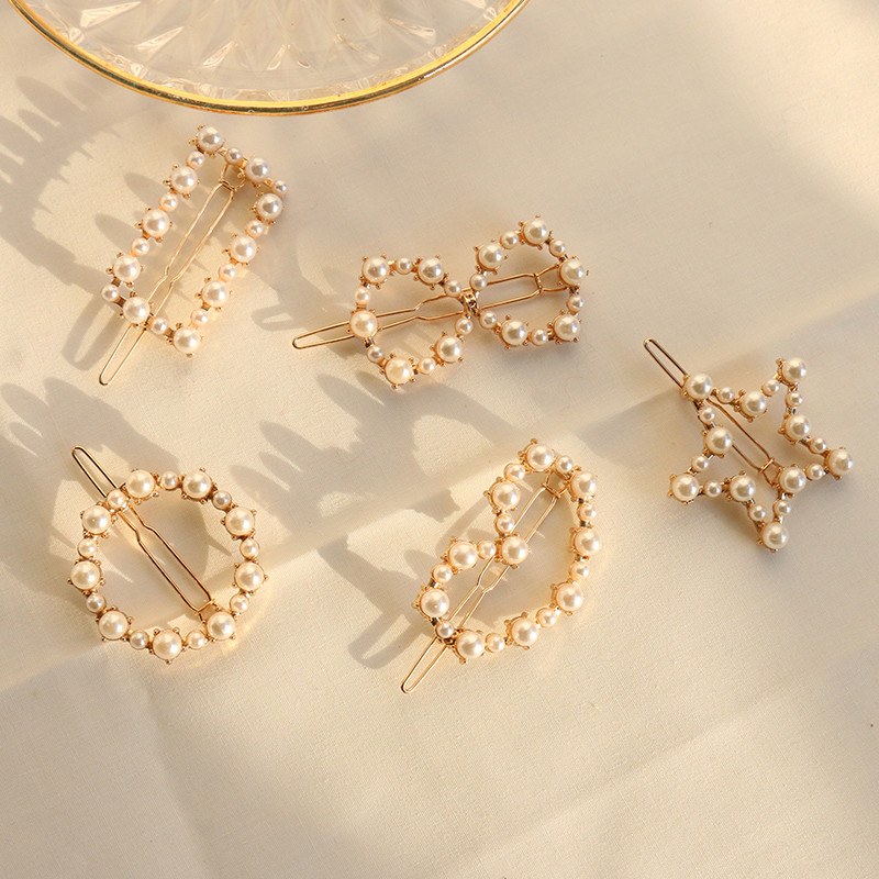 Nove modne školjkaste kopče za kosu za žene Djevojke Ukosnice slatke zlatne boje Ukosnice Jednostavna ženska pokrivala za kosu Dodaci za kosu