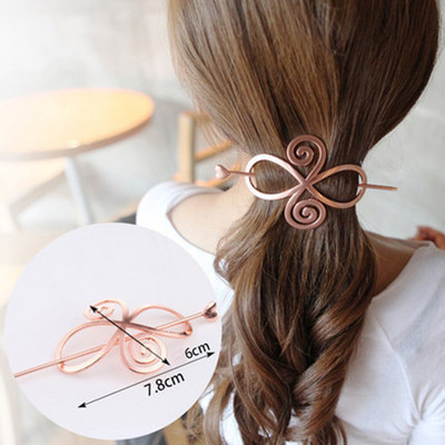 Korea peen naiste juukseklambrid Daami pikkade juuste liugklamber Metallist juuksenõelad Barrette salli tihvti hoidik Juuste aksessuaarid