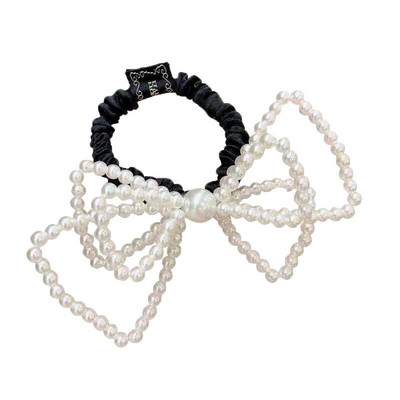 Nova elegantna biserna ženska kopča za kosu s užetom za kosu, velika mašna za djevojčice, držač za konjski rep, ženski dodaci za kosu