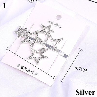 Mood Rhinestone Pearl Meritähe juuksenõelad naistele Tüdrukutele Juukseklambrid Pruudi peaees suvine rannajuuste kujundamise tööriist