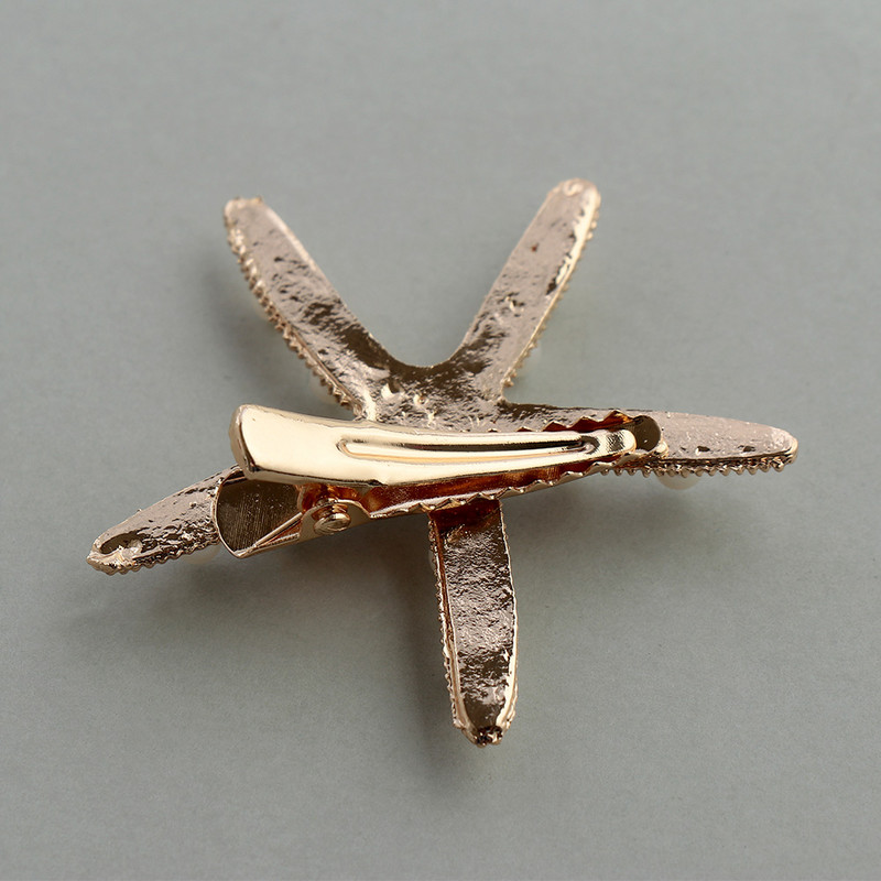 Mood Rhinestone Pearl Meritähe juuksenõelad naistele Tüdrukutele Juukseklambrid Pruudi peaees suvine rannajuuste kujundamise tööriist