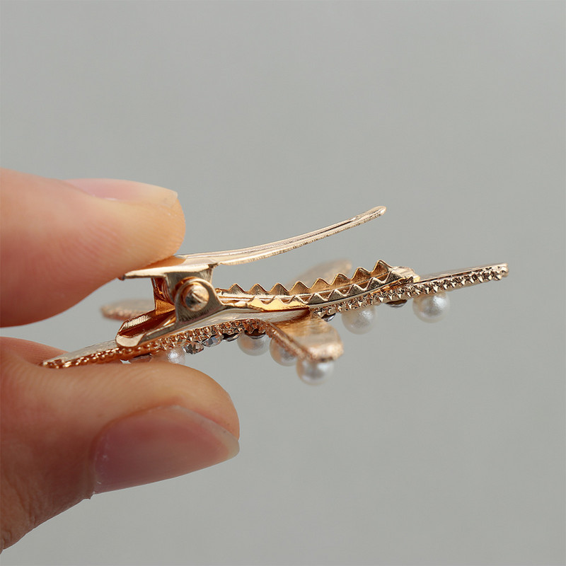 Mood Rhinestone Pearl Meritähe juuksenõelad naistele Tüdrukutele Juukseklambrid Pruudi peaees suvine rannajuuste kujundamise tööriist