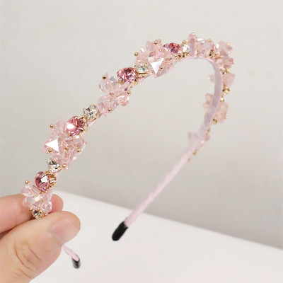 Korea moekristallkivist peapael Elegantne peapael, pidulik juukserõngas, mis sobib naistele, kes pesevad nägu peakatteid