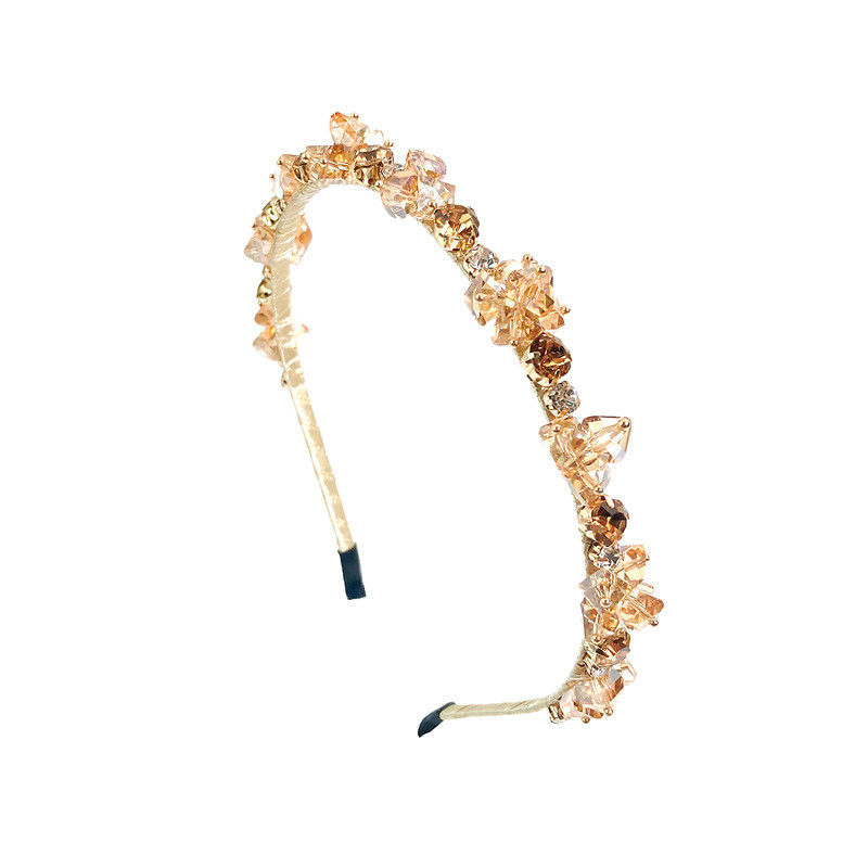 Korea moekristallkivist peapael Elegantne peapael, pidulik juukserõngas, mis sobib naistele, kes pesevad nägu peakatteid