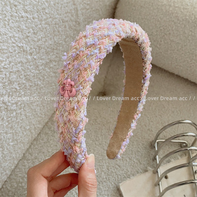 1 tk roosa moe koriander kootud juuksekaart juuksepael Naistele uus peapael meik Juuksepael Peakate Juuste aksessuaarid