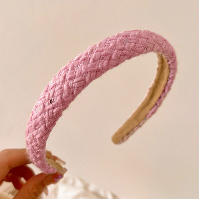 1 tk roosa moe koriander kootud juuksekaart juuksepael Naistele uus peapael meik Juuksepael Peakate Juuste aksessuaarid