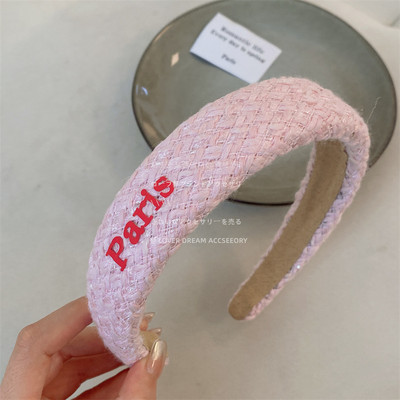 1 tk roosa moe koriander kootud juuksekaart juuksepael Naistele uus peapael meik Juuksepael Peakate Juuste aksessuaarid