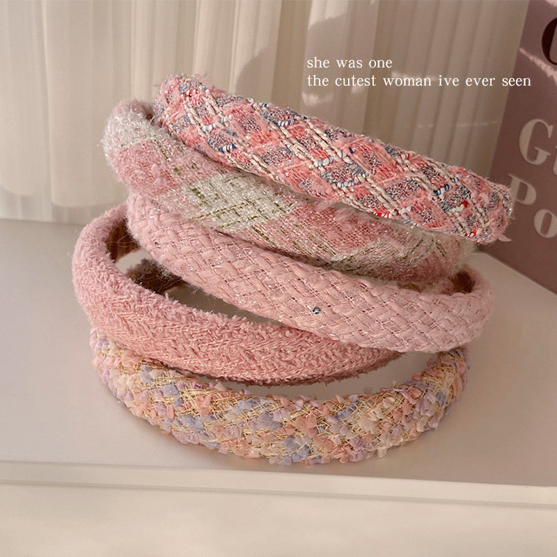 1 tk roosa moe koriander kootud juuksekaart juuksepael Naistele uus peapael meik Juuksepael Peakate Juuste aksessuaarid