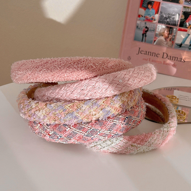 1 tk roosa moe koriander kootud juuksekaart juuksepael Naistele uus peapael meik Juuksepael Peakate Juuste aksessuaarid