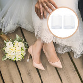 10 ζεύγη Προστατευτικό για ψηλά τακούνια Διαφανή στόπερ νιπτήρα φτέρνας Αδιάβροχο κάλυμμα Latin Betty Dance κάλυμμα Αντιολισθητικό πώμα για τακούνια Μέγεθος πώματος