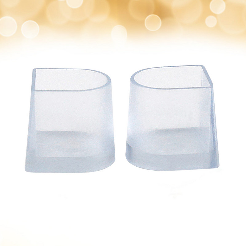 10 ζεύγη Προστατευτικό για ψηλά τακούνια Διαφανή στόπερ νιπτήρα φτέρνας Αδιάβροχο κάλυμμα Latin Betty Dance κάλυμμα Αντιολισθητικό πώμα για τακούνια Μέγεθος πώματος