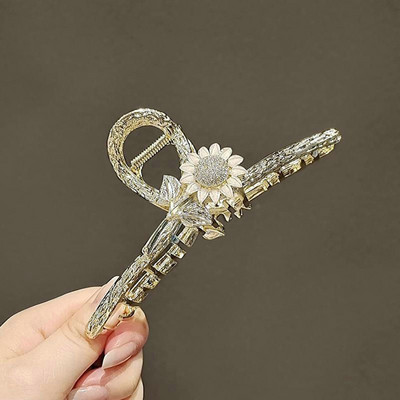 2023 Kõik käsitsi valmistatud lillesulamist haaratsiklambrid haiklambrid, naiste metallist elegantsed juukseklambrid, tagapea, juukseklambrid, juuksenõelad, juuksenõelad