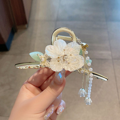 2023 Kõik käsitsi valmistatud lillesulamist haaratsiklambrid haiklambrid, naiste metallist elegantsed juukseklambrid, tagapea, juukseklambrid, juuksenõelad, juuksenõelad