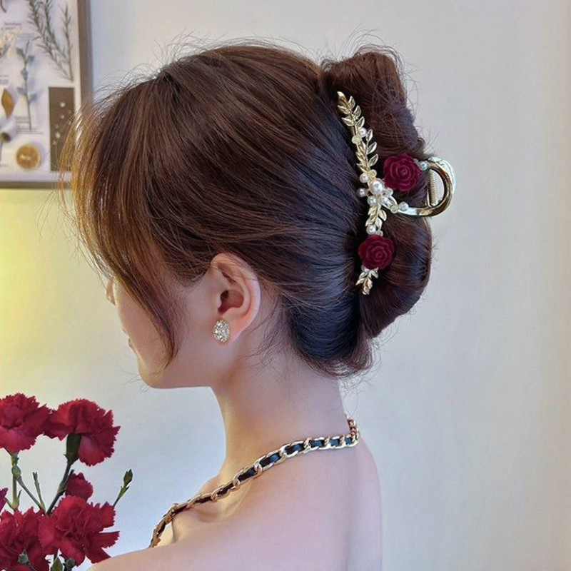 2023 Kõik käsitsi valmistatud lillesulamist haaratsiklambrid haiklambrid, naiste metallist elegantsed juukseklambrid, tagapea, juukseklambrid, juuksenõelad, juuksenõelad