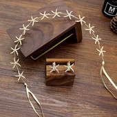 Αξεσουάρ γάμου τιάρες με κορδέλες για γυναίκες σε σχήμα αστερίας κορδέλες από στρας νεράιδα νύφη πριγκίπισσα καπέλα κοσμήματα μαλλιών