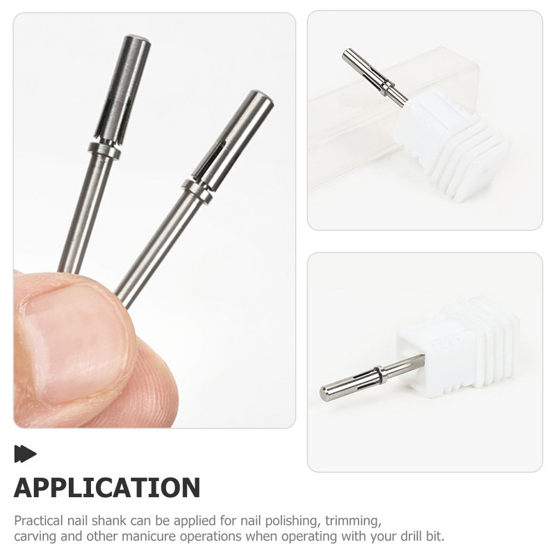 Nagų gręžimo kotas salonas moterims Dalis Nagai Manikiūro reikmenys Metalo pakeitimo akrilas