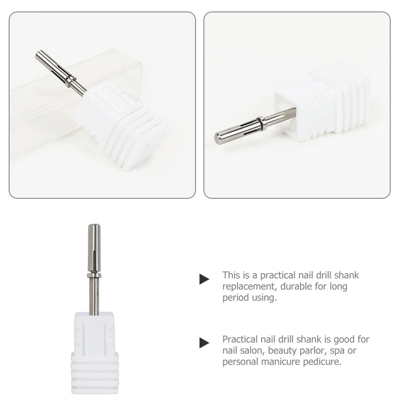 Nagų gręžimo kotas salonas moterims Dalis Nagai Manikiūro reikmenys Metalo pakeitimo akrilas