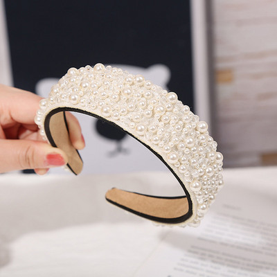 Γυναικείες κορδέλες μαλλιών Γλυκές κορδέλες για γυναίκες με χάντρες μαργαριταρένιες κορδέλες για τα μαλλιά Αξεσουάρ μαλλιών