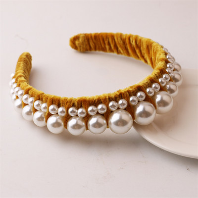 Γυναικείες κορδέλες μαλλιών Γλυκές κορδέλες για γυναίκες με χάντρες μαργαριταρένιες κορδέλες για τα μαλλιά Αξεσουάρ μαλλιών