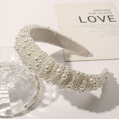 Γυναικείες κορδέλες μαλλιών Γλυκές κορδέλες για γυναίκες με χάντρες μαργαριταρένιες κορδέλες για τα μαλλιά Αξεσουάρ μαλλιών