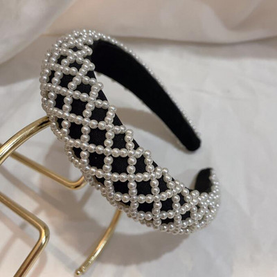 Γυναικείες κορδέλες μαλλιών Γλυκές κορδέλες για γυναίκες με χάντρες μαργαριταρένιες κορδέλες για τα μαλλιά Αξεσουάρ μαλλιών