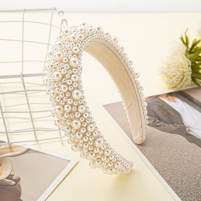 Γυναικείες κορδέλες μαλλιών Γλυκές κορδέλες για γυναίκες με χάντρες μαργαριταρένιες κορδέλες για τα μαλλιά Αξεσουάρ μαλλιών