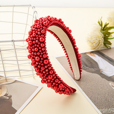 Γυναικείες κορδέλες μαλλιών Γλυκές κορδέλες για γυναίκες με χάντρες μαργαριταρένιες κορδέλες για τα μαλλιά Αξεσουάρ μαλλιών