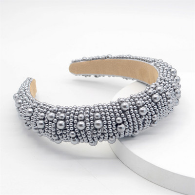 Γυναικείες κορδέλες μαλλιών Γλυκές κορδέλες για γυναίκες με χάντρες μαργαριταρένιες κορδέλες για τα μαλλιά Αξεσουάρ μαλλιών