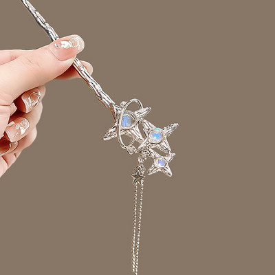 2023 New Moonstone Start Ocean Hair Sticks Γυναικείο σχέδιο μόδας για κορίτσια Εργαλεία χτενίσματος Αξεσουάρ