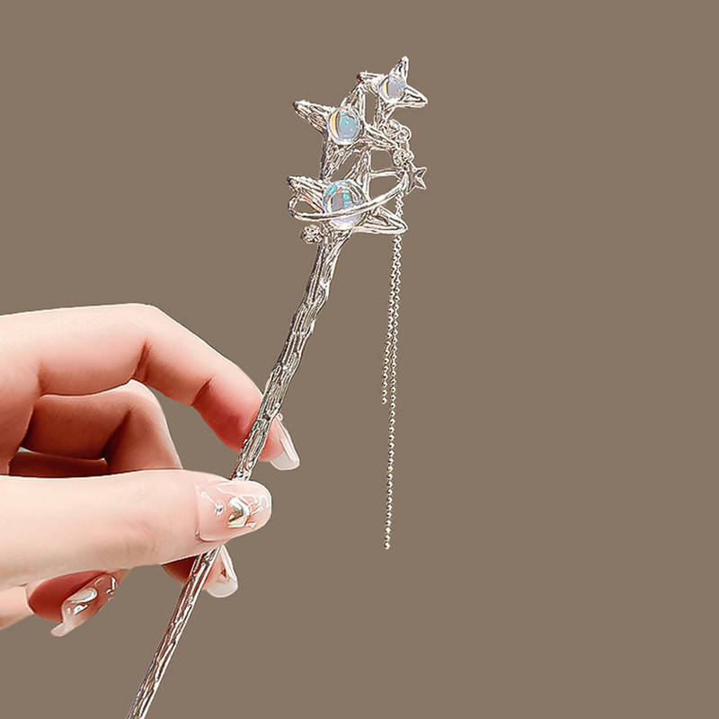 2023 New Moonstone Start Ocean Hair Sticks Γυναικείο σχέδιο μόδας για κορίτσια Εργαλεία χτενίσματος Αξεσουάρ