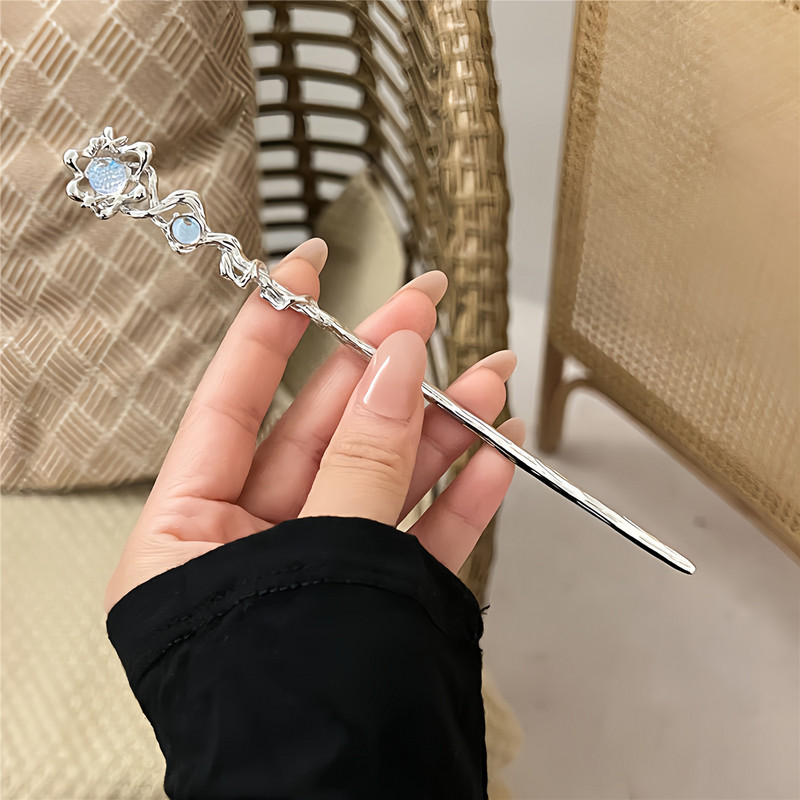 2023 New Moonstone Start Ocean Hair Sticks Γυναικείο σχέδιο μόδας για κορίτσια Εργαλεία χτενίσματος Αξεσουάρ