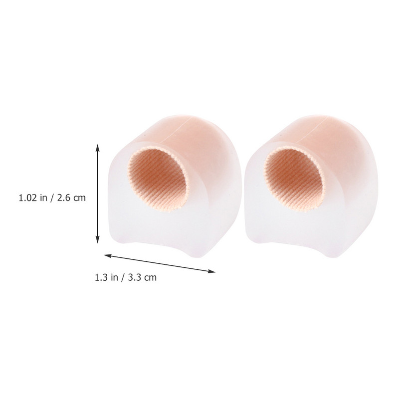 2 komada odstojnika za nožne prste za višekratnu upotrebu Alat za odvajanje prstiju Korektor za čukljeve Udobni odvajači za prste