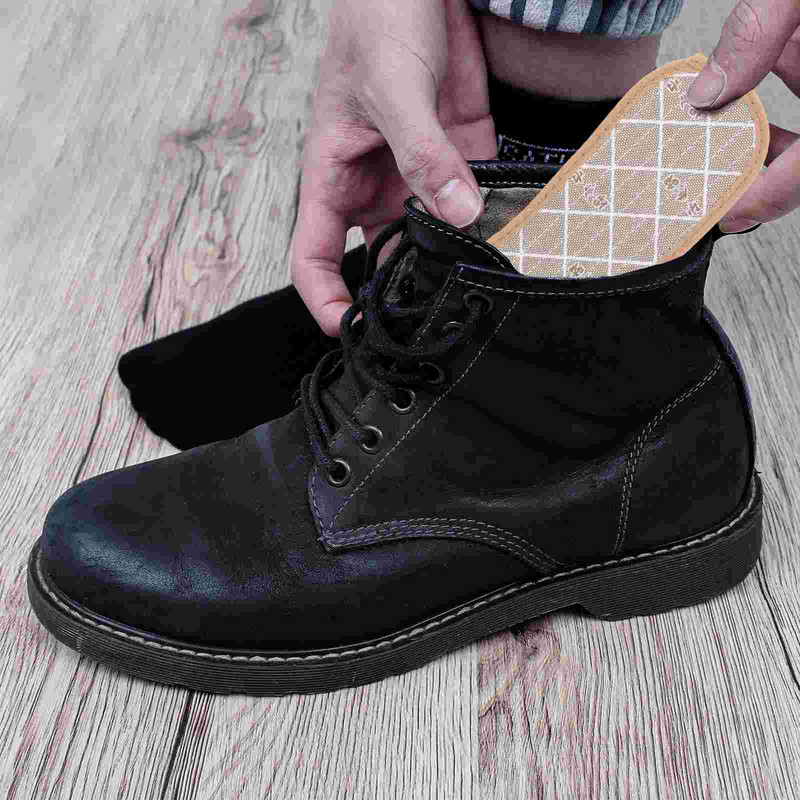 3 Ζεύγη Παπούτσια Πάτοι Μπαμπού κάρβουνο αποσμητικό ένθετα παπουτσιών Λινό ιδρώτα-απορροφητικά μαξιλαράκια παπουτσιών για άνδρες Αθλητικά προμήθειες 36