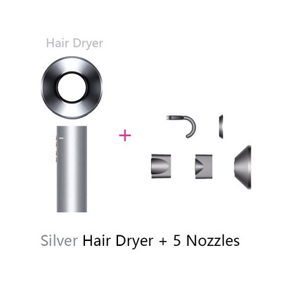 Επαγγελματικό πιστολάκι μαλλιών Ηλεκτρικό πιστολάκι Φορητό φυσητήρα αέρα Super Sonic 5 σε 1 Εργαλείο για στεγνωτήρα μαλλιών Ionic Supersonic βούρτσα