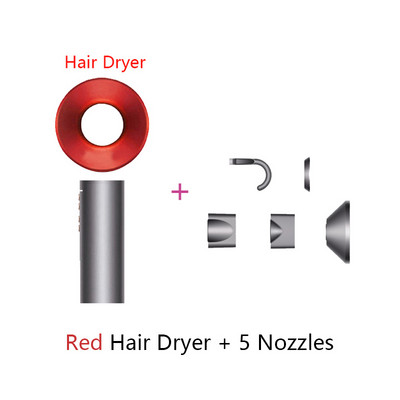 Επαγγελματικό πιστολάκι μαλλιών Ηλεκτρικό πιστολάκι Φορητό φυσητήρα αέρα Super Sonic 5 σε 1 Εργαλείο για στεγνωτήρα μαλλιών Ionic Supersonic βούρτσα