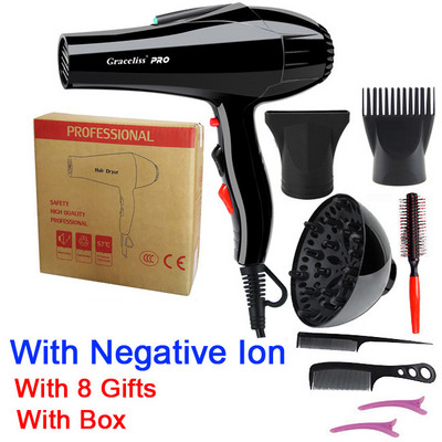 Για κομμωτήριο και κομμωτήριο μακρύ σύρμα EU Plug Real 2300w power επαγγελματικό πιστολάκι Σαλόνι πιστολάκι μαλλιών Στεγνωτήρας μαλλιών