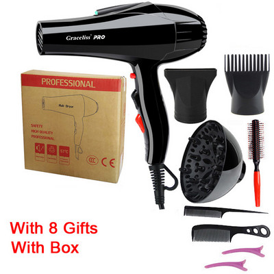 Για κομμωτήριο και κομμωτήριο μακρύ σύρμα EU Plug Real 2300w power επαγγελματικό πιστολάκι Σαλόνι πιστολάκι μαλλιών Στεγνωτήρας μαλλιών