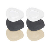 3 poros gelio priekinės pėdos pagalvėlės pusiau vidpadžių batų vidpadžiai aukštakulniai, apsaugantys nuo pagalvėlės (skaidri, juoda, abrikosinė)