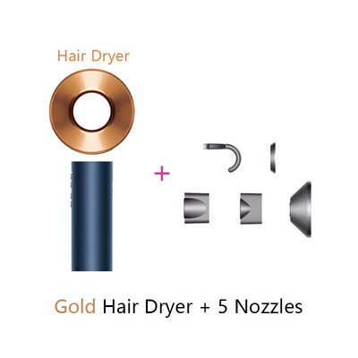 Uus Professinal Leafless Föön Negative Lon Hair Care Quick Dry Home Võimas föön Konstantse aniooniga elektrilised föönid