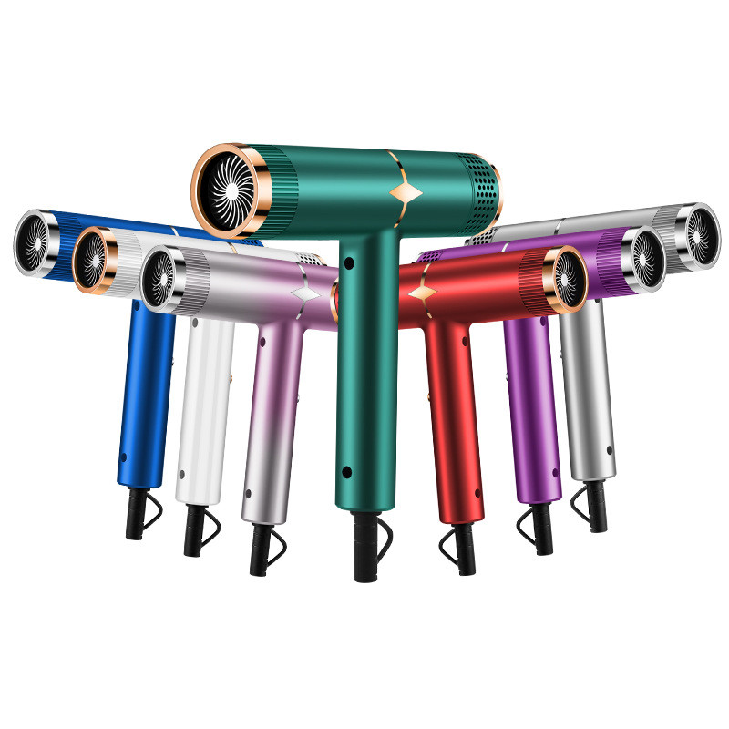 Professionaalne föön Suure võimsusega sinise valguse aniooni intelligentne temperatuuri reguleerimine külma ja kuuma õhu salongi juuksuri tööriist