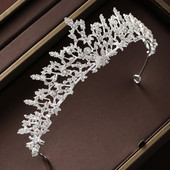 Itacazzo svadbena pokrivala za glavu, srebrne ženske modne vjenčane krune, rođendanske tijare