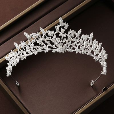 Itacazzo svadbena pokrivala za glavu, srebrne ženske modne vjenčane krune, rođendanske tijare