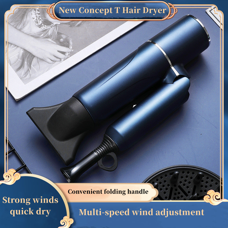 2023 m. karštai parduodamas profesionalus plaukų džiovintuvas neigiamų jonų didelio galingumo mėlynos šviesos sulankstomas elektrinis plaukų džiovintuvas salono plaukų įrankiai Pagrindinis puslapis