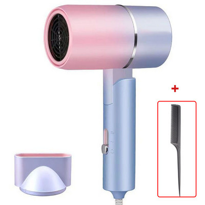 Kuuma õhu negatiivse iooniga föön Mini Travel kaasaskantava käepidemega reguleeritava elektrilise fööniga Secadores De Cabelo stiilitööriist