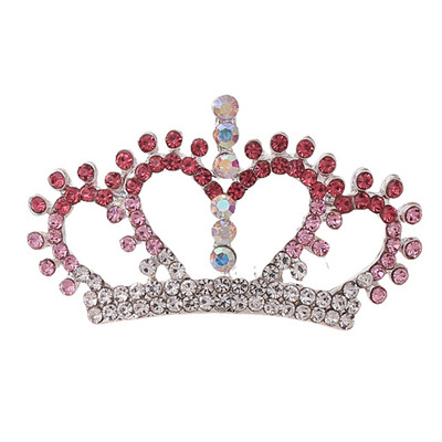 Češalj za kosu za djevojčice Kruna Dječje ukosnice Rhinestone Male tijare Ukrasi za glavu Modni vjenčani dodaci za kosu Šarm Dječji nakit za kosu